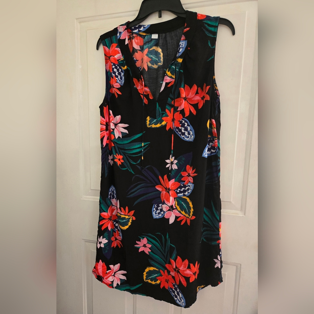 Old Navy Womens Pullover Summer Floral Sleeveless dress M
